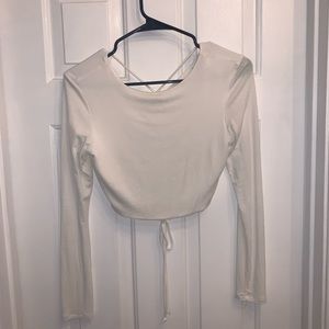 Naked wardrobe back tie TOP set ****brand new****